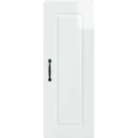 vidaXL Armoire murale PORTO, blanc brillant, 30 x 31 x 80 cm, aggloméré
