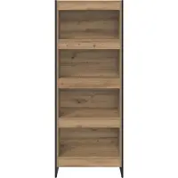 vidaXL Bibliothèque Chêne artisan 80 x 30 x 155 cm Bois d'ingénierie