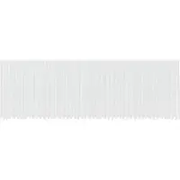 vidaXL Rideau en Dentelle Floral Blanc 240 x 1200 cm Polyester