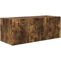 vidaXL Ensemble de meubles TV 2 pcs Chêne fumé Bois composite