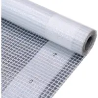 vidaXL Bâche de couverture Leno Blanc 3 x 10 m 260 g/m