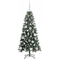 vidaXL Sapin de Noël artificiel avec 150 LED Vert 55 x 55 x 120 cm