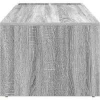 vidaXL Table basse gris Sonoma 101,5 x 50 x 37 cm Bois composite