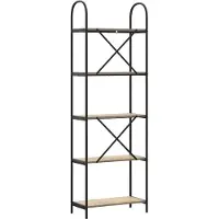 vidaXL Étagère Chêne sonoma 60 x 30 x 183 cm Bois d'ingénierie