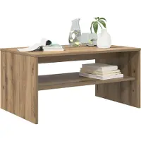 vidaXL Table basse en chêne Artisan 80 x 50 x 40 cm Bois composite
