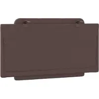 vidaXL Coussin de tête de lit "Zadar" brun 100 cm similicuir