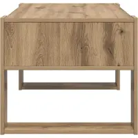 vidaXL Table basse en chêne Artisan 92 x 53 x 45 cm Bois composite