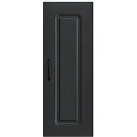 vidaXL : Panneau avant pour lave-vaisselle, modèle Kalmar, 2 pièces, noir, en bois composite