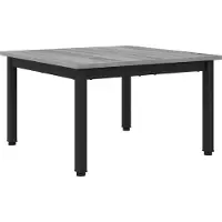 vidaXL Table basse Gris Sonoma 60 x 60 x 36 cm Bois d'ingénierie