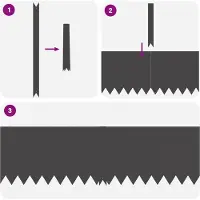 vidaXL Bordure de pelouse, 20 pièces, noir, 100 x 0,05 x 30 cm