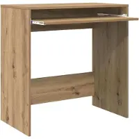 vidaXL Bureau , style artisanal, bois imitation chêne, 77,5 x 43 x 79 cm