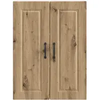 vidaXL Armoire murale PORTO en chêne artisanal 60 x 31 x 80 cm, aggloméré