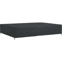 vidaXL Housse pour mobilier d'extérieur Noir 400 x 300 x 70 cm 210D