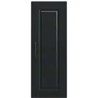 vidaXL Armoire murale PORTO Noir 30 x 31 x 80 cm Panneau de bois