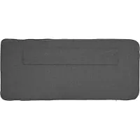 vidaXL Tête de lit rembourrée avec appui-tête brun et gris foncé 150 cm