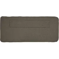 vidaXL Tête de lit rembourrée marron et taupe 140 cm