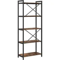 vidaXL Bibliothèque Chêne fumé 60 x 30 x 153 cm Bois d'ingénierie