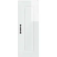vidaXL Façade de lave-vaisselle Kalmar, blanc brillant, 30 x 31 x 80 cm