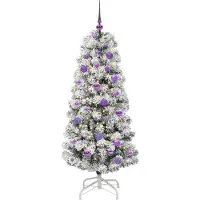vidaXL Sapin de Noël Artificiel à Branches Articulées 150 cm PVC
