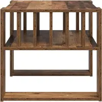 vidaXL Table basse en vieux bois 66 x 49,5 x 45 cm Bois composite