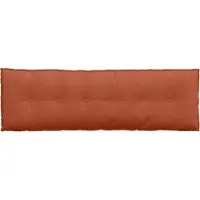 vidaXL Coussin De Dos Rouge Orange 160 X 50 Cm Tissu En Velours Côtelé
