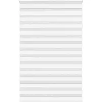 vidaXL Store double blanc 150 x 230 cm Largeur du tissu 145,9 cm Polyester