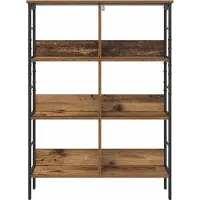 vidaXL Étagère Bois Ancien 82 x 32 x 112 cm Bois d'ingénierie