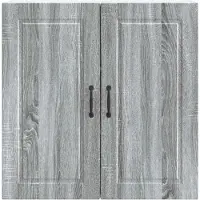 vidaXL Armoire murale PORTO, gris Sonoma, 80 x 31 x 80 cm, aggloméré