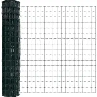 vidaXL Clôture en fil de fer soudé avec pointes, 10 x 1,5 m (L x H)