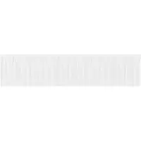 vidaXL Rideau en Dentelle Floral Blanc 160 x 750 cm Polyester
