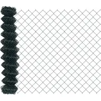 vidaXL Clôture en fil barbelé, 10 x 1,4 m, acier, vert