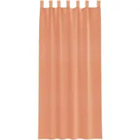 vidaXL Voile Rideaux avec passants 2 pcs. Rouge terracotta 140x225 cm