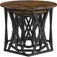 vidaXL Tablettes d'appoint empilables, ensemble de 3, finition chêne fumé, 53 x 53 x 40 cm