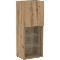 vidaXL Ensemble de meubles TV , 40,5 x 30 x 102 cm, imitation chêne artisanal, panneaux de particules