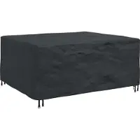 vidaXL Housse pour mobilier d'extérieur Noir 200 x 150 x 85 cm 210D