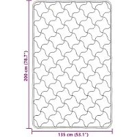 vidaXL Couverture d'été Crème 135 x 200 cm Microfibre et polaire Teddy