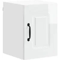 vidaXL Façade de lave-vaisselle Kalmar, blanc brillant, 30 x 31 x 40 cm