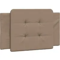 vidaXL Coussin de tête de lit "Zadar" Cappuccino-Brun 90 cm Similicuir