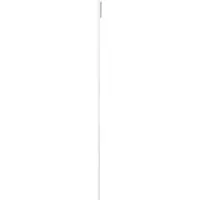 vidaXL Porte coulissante verre ESG et aluminium 76x205 cm blanc