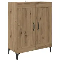 vidaXL Sideboard Chêne Artisan 69,5 x 34 x 90 cm Matériau dérivé du bois