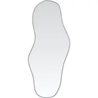 vidaXL Miroir mural Argenté 80x35 cm