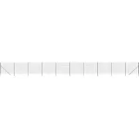 vidaXL Clôture grillagée Anthracite 0,8x25 m Acier galvanisé