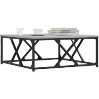 vidaXL Table basse Gris Sonoma 70x70x30 cm Bois composite