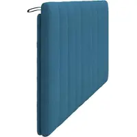 vidaXL Coussin de tête de lit "Hanko" bleu 180 cm velours