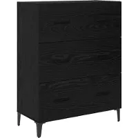 vidaXL Highboard noir imitation chêne 69,5 x 34 x 180 cm Bois composite