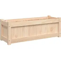 vidaXL Jardinière d'extérieur 90x31x31 cm bois de pin massif
