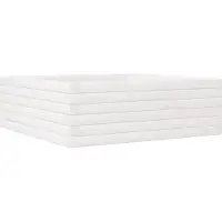 vidaXL Jardinière blanc 70x70x23 cm bois de pin massif