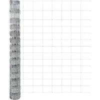 vidaXL Clôture en fil d'acier galvanisé, soudée, 25 x 1,4 m