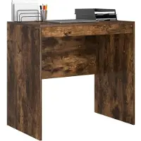 vidaXL Bureau Chêne fumé 80 x 50 x 76 cm
