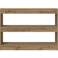 vidaXL Bibliothèque chêne artisanal 100 x 30 x 72 cm Bois d'ingénierie